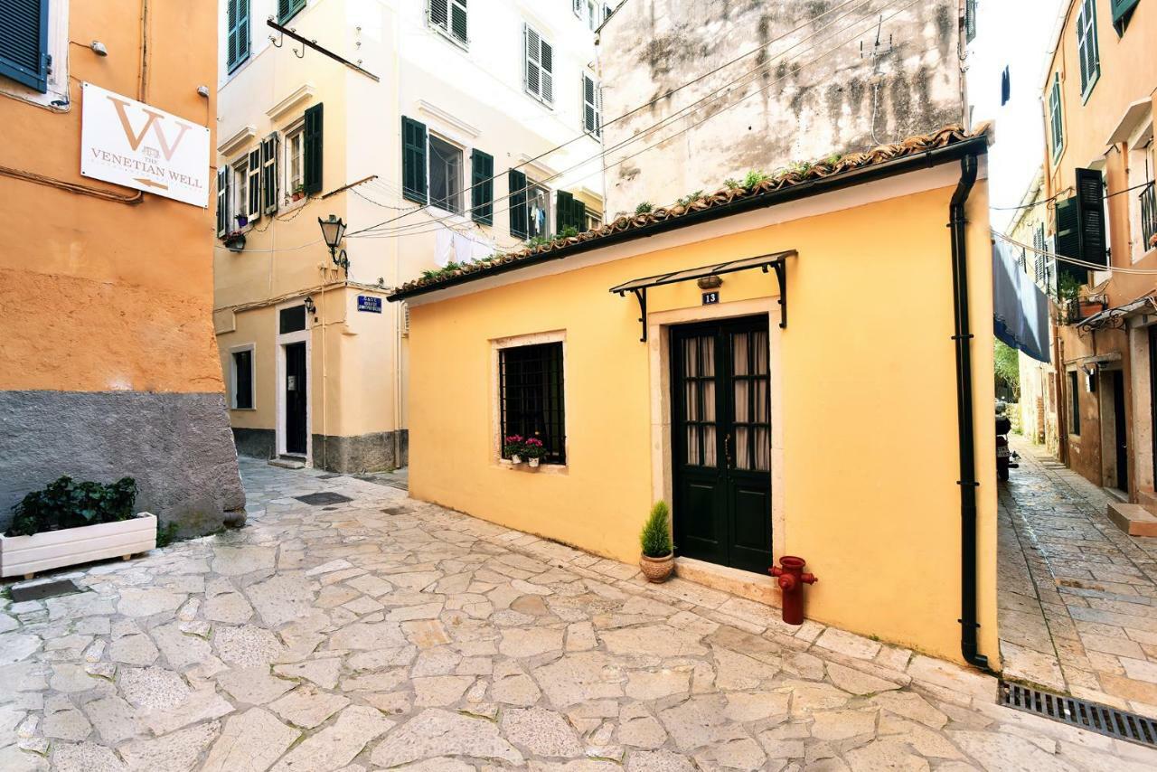 הוילה Corfu  Charming Venetian Town House In The Old Town Of Corfu מראה חיצוני תמונה
