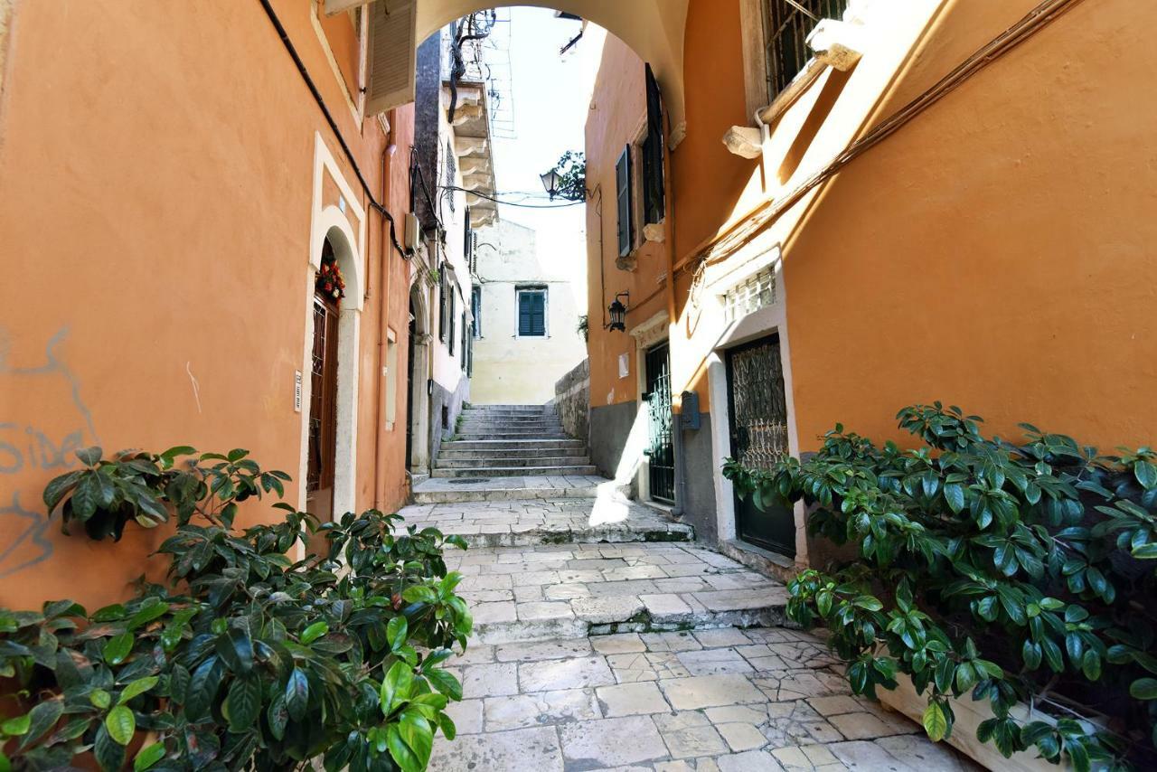 הוילה Corfu  Charming Venetian Town House In The Old Town Of Corfu מראה חיצוני תמונה
